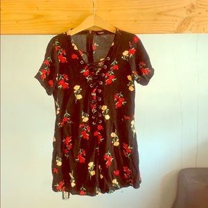 Forever 21 floral romper girls size 11/12